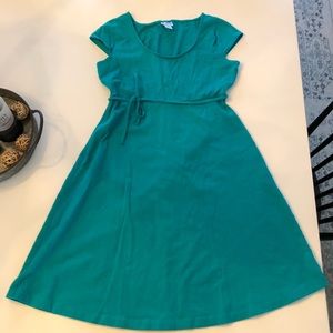 Beautiful teal maternity dress